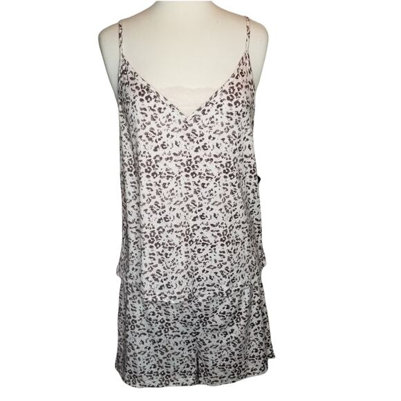 NWT Tahari Robe Pajama Set Large Pink Chemise Sleepwear 3 piece Travel Set - Picture 2 of 12